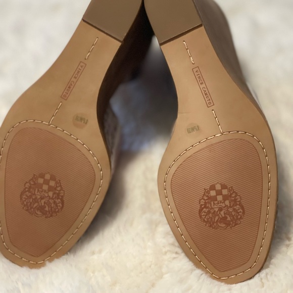Vince Camuto | Shoes | Vince Camuto Real Leather Wedge Shoesnew Without ...
